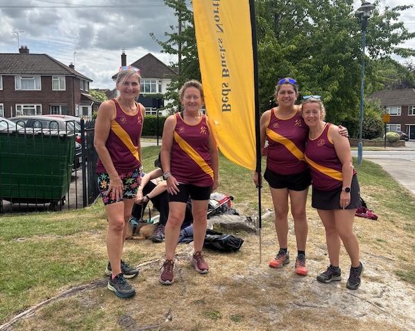 NRR over-50s runner mid-race
