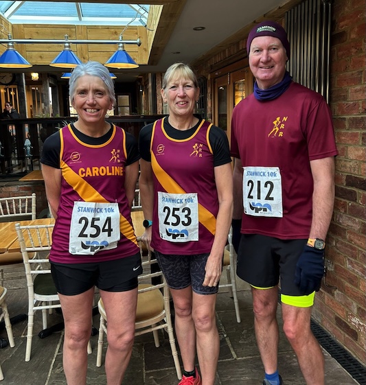 Northampton Road Runners masters at a start line