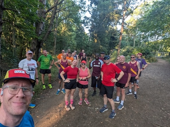 NRR members on an off-road route